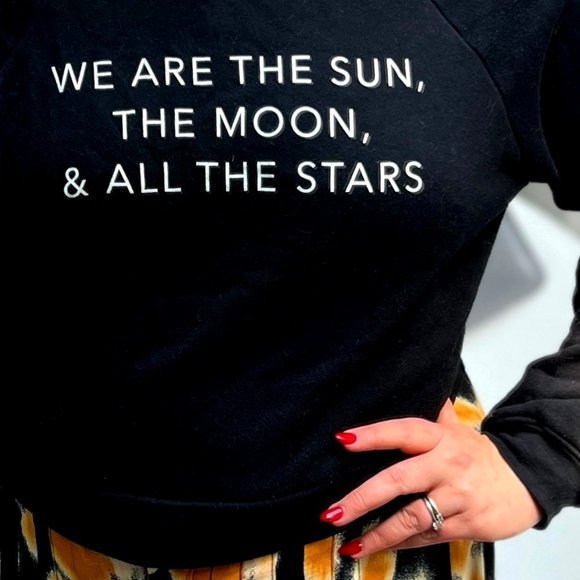 Sun, Moon, Stars crewneck - Bella + Canvas soft fleece sweatshirt - medium - Picture 2 of 5